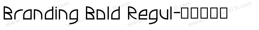 Branding Bold Regul字体转换